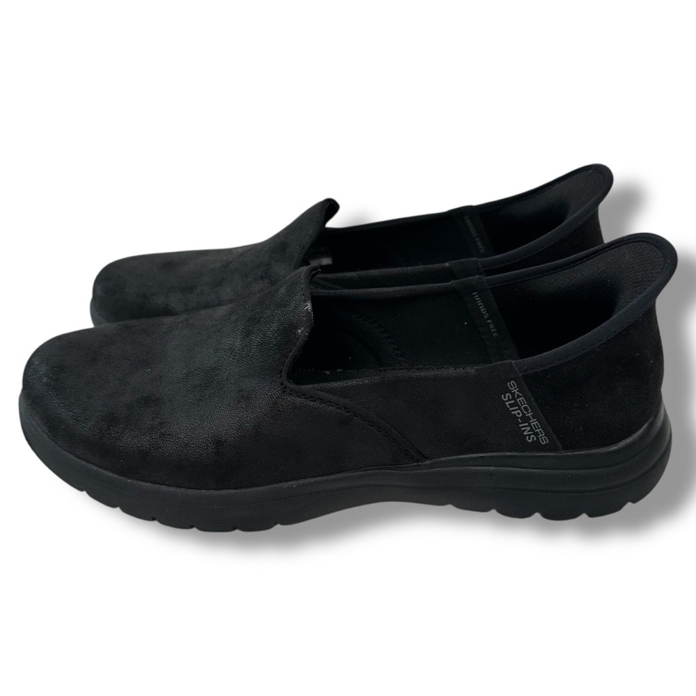 Skechers Slip-Ins Black Hands Free Memory Foam Comfort Shoes Women’s 9